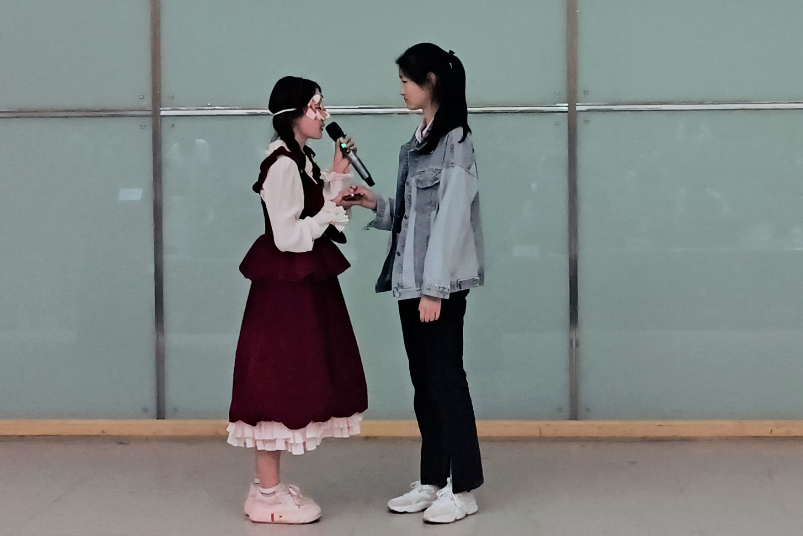 圖為第五組心理話劇表演瞬間。